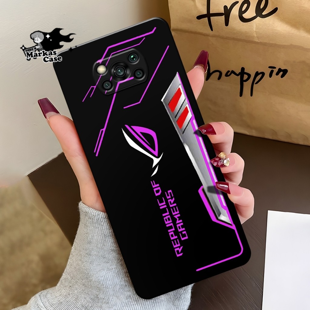 Softcase Hp Poco X3 / X3 NFC / X3 PRO Case Fusion Motif Rog gaming Case Poco X3 NFC Silikon TPU Pro 