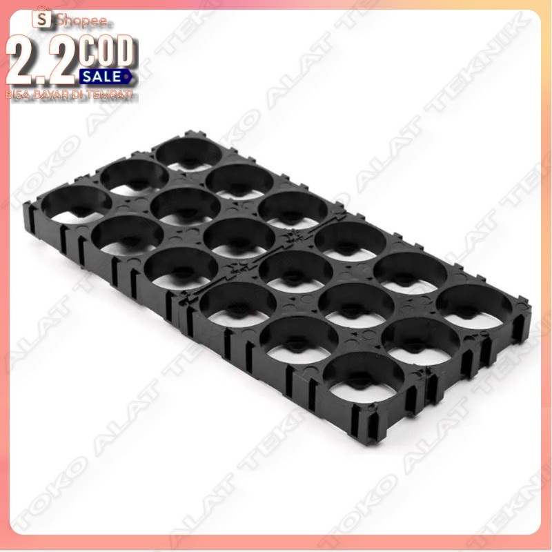 [ Baru. ] Holder Baterai 18650 Separator Bracket breket Holder Baterai 18650 - Bayar Ditempat