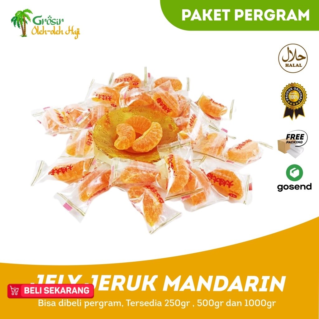 

Naraya Jelly Jeruk Mandarin Orange HALAL Bisa Pergram
