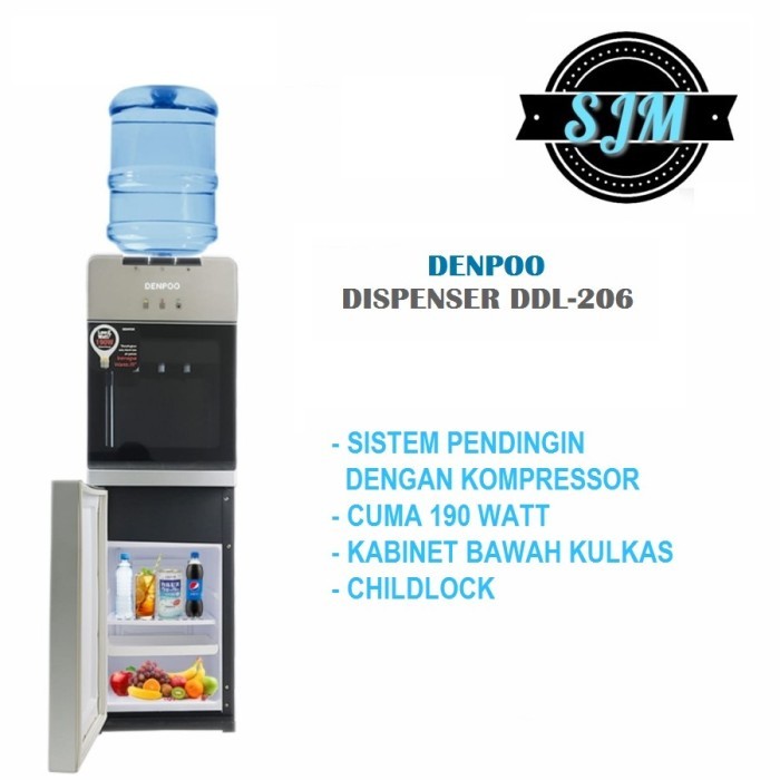 dispenser denpoo ddl 206 kulkas