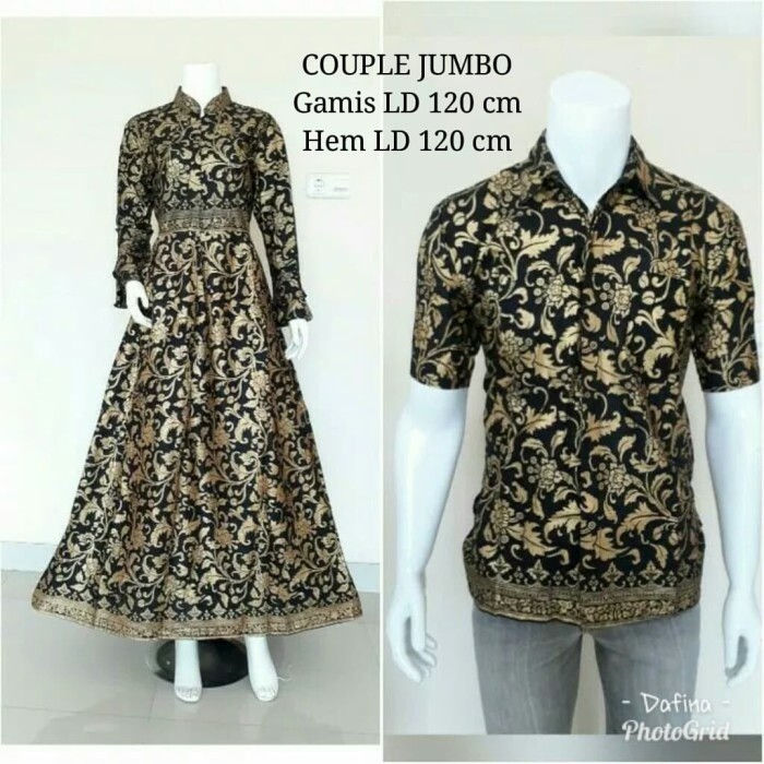 ✔VN.KIA✔ - BEST SELLER SARIMBIT BATIK GAMIS JUMBO BAJU COUPLE HEM JUMBO COUPLE GAMIS JUMBO - Pria Ld