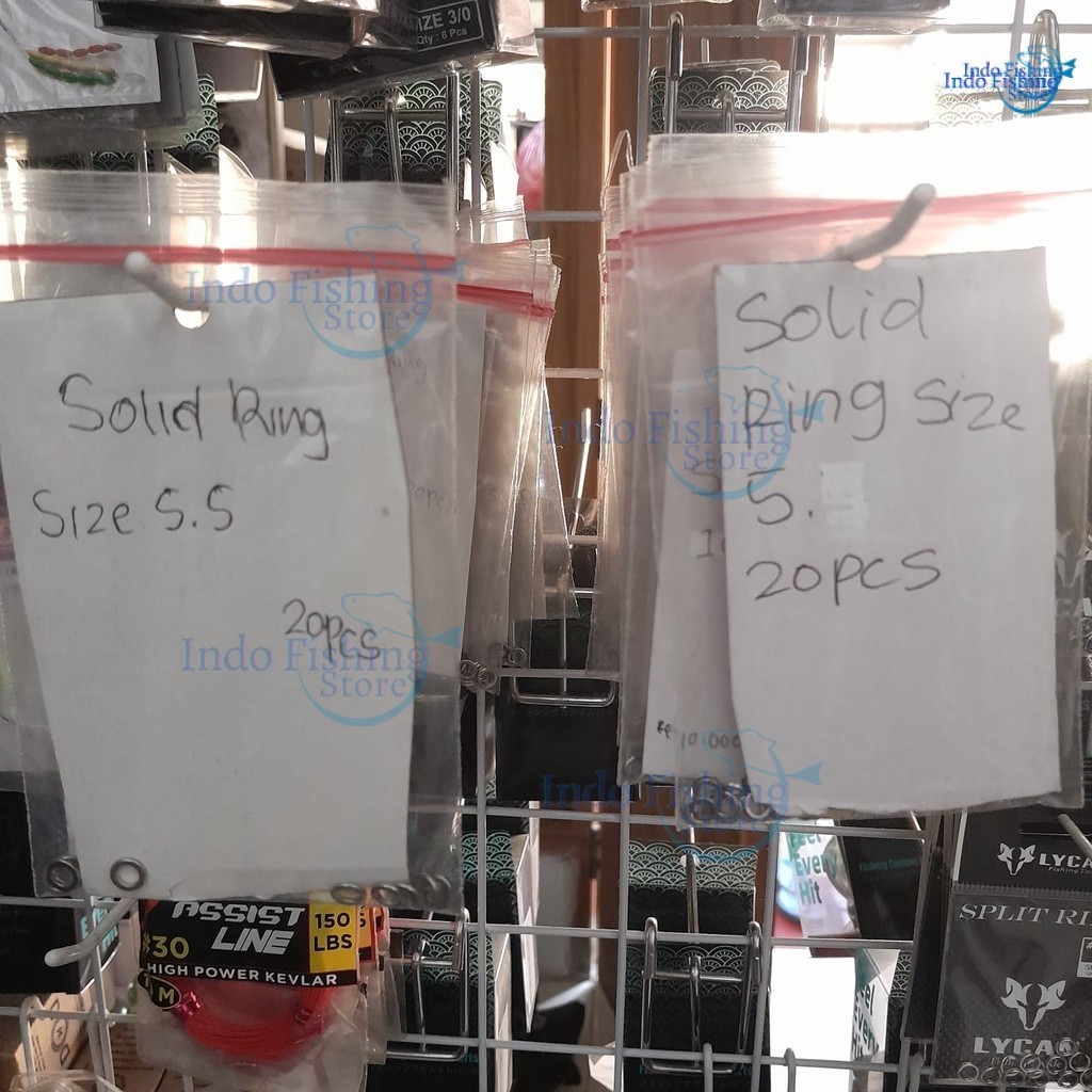 Solid Ring untuk kevlar assist hook ukuran 5mm dan 5.5mm satu pack