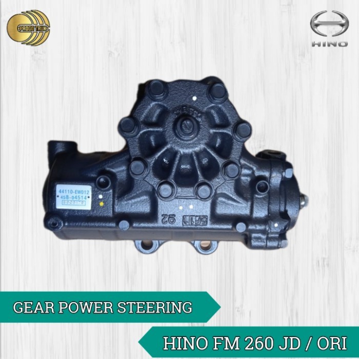 GEAR BOX POWER STEERING HINO 500 FM 260 JD COPOTAN ASLI BERMUTU