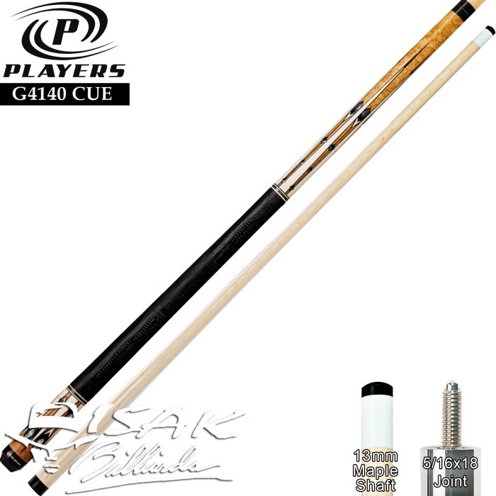 Players G4140 Pool Cue - Maple Billiard Stick Stik Biliar Player Play