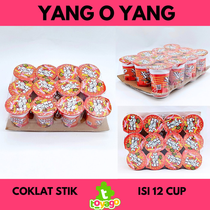

YANG O YANG COKLAT STRAWBERRY DOUBLE CREAM SNACK ISI 12 CUP GROSIR MURAH