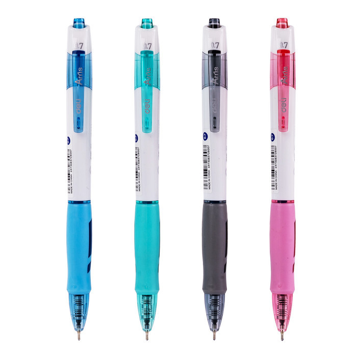 

Deli Ballpoint Pen Pulpen 0.7mm Tinta Biru Isi 12pcs/box EQ18