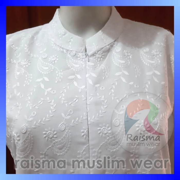 NEW -SETELAN SYARI PUTIH GAMIS SYARI PUTIH SET JILBAB - XXL