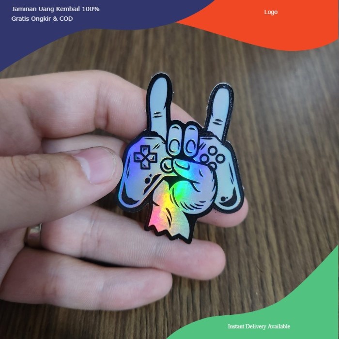 

Sticker Hologram Anime - PSH1204 - Logo Gaming