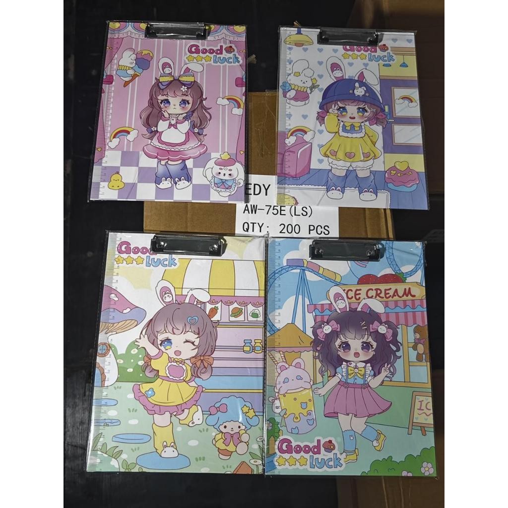 L_ Papan Jalan Ujian Karakter Sanrio Premium Alas Menulis Kuromi Melody Cinamoroll Lucu Unik
