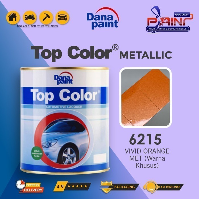 Top Color Metallic 6215 Vivid Orange Met - Cat Duco - 35ml