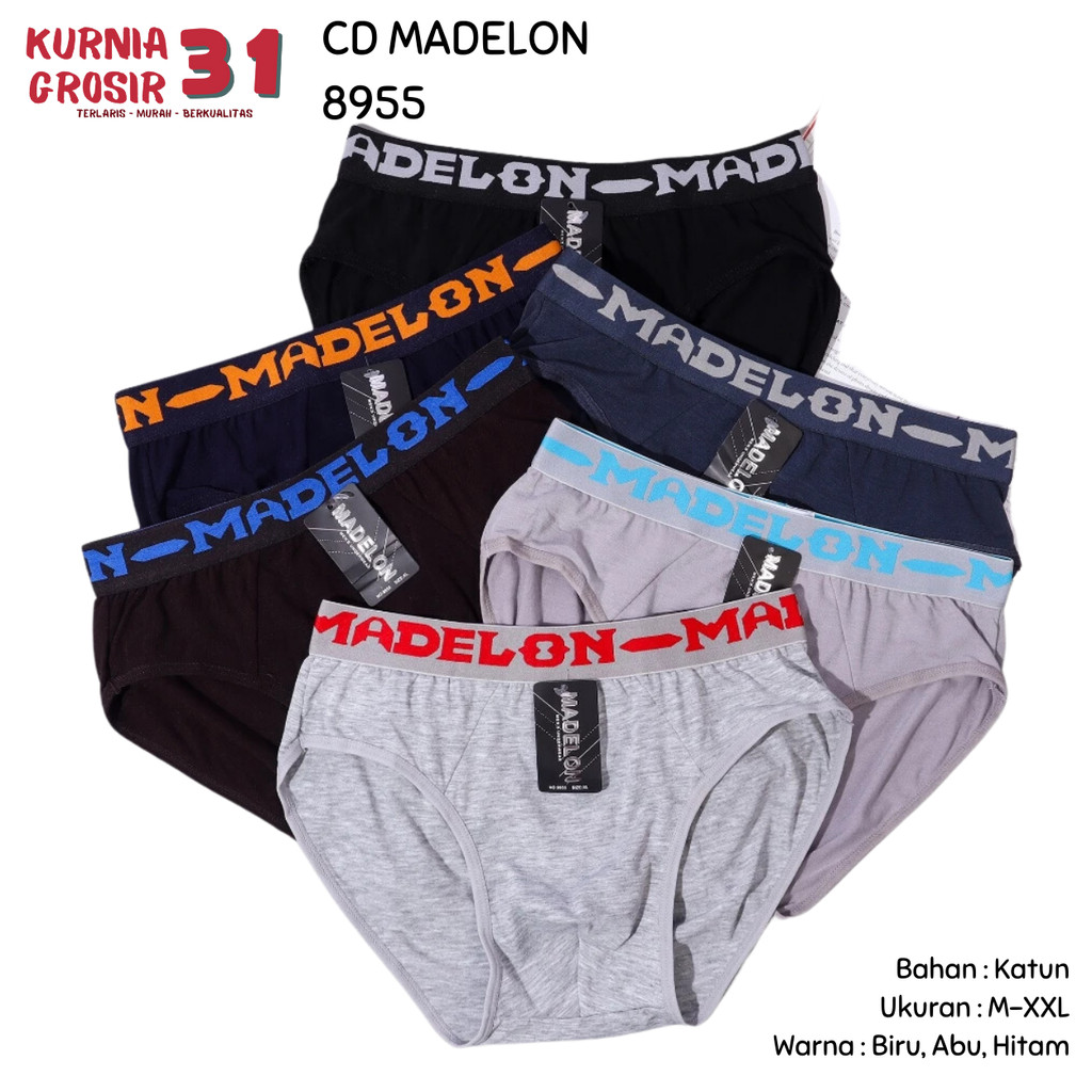 Celana Dalam Pria MADELON 8955 / CD Pria boxer cowok / Pakaian Dalam Pria Madelon