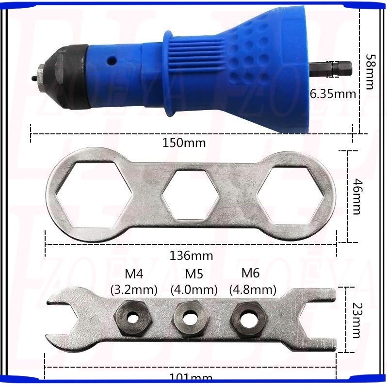 TANG RIVET ADAPTER