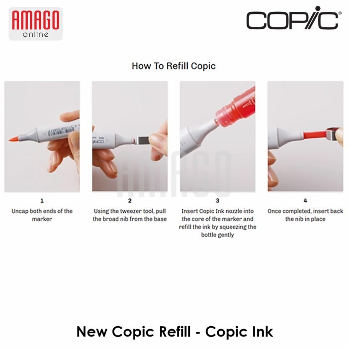 

NEW COPIC INK REFILLS - TINTA ISI ULANG COPIC - 12 ml - HARGA SATUAN