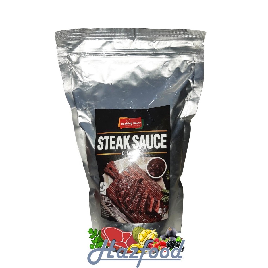 

Steak Sauce Cooking Master 1 Kg | Saus Bumbu Untuk Steak