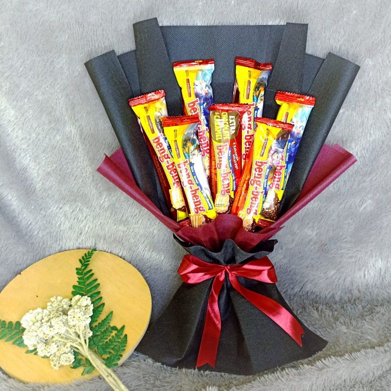 

buket beng beng isi 7 murah cepat cantik hadiah ulang tahun