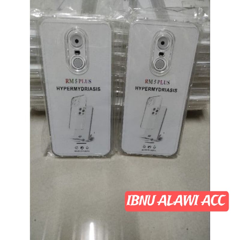 Softcase Casing Bening Xiaomi Redmi 5 Plus/5+Casing Silikon transparan Pelindung Camera TPU
