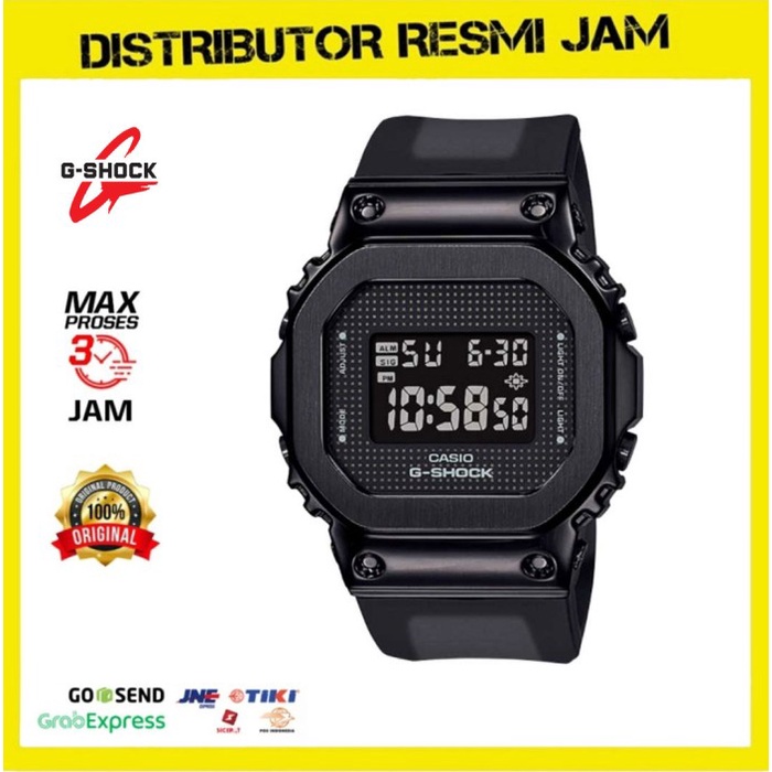 Jam Tangan G-shock GM-S5600SB-1DR GM-S5600SB-1D GM-S5600SB Black