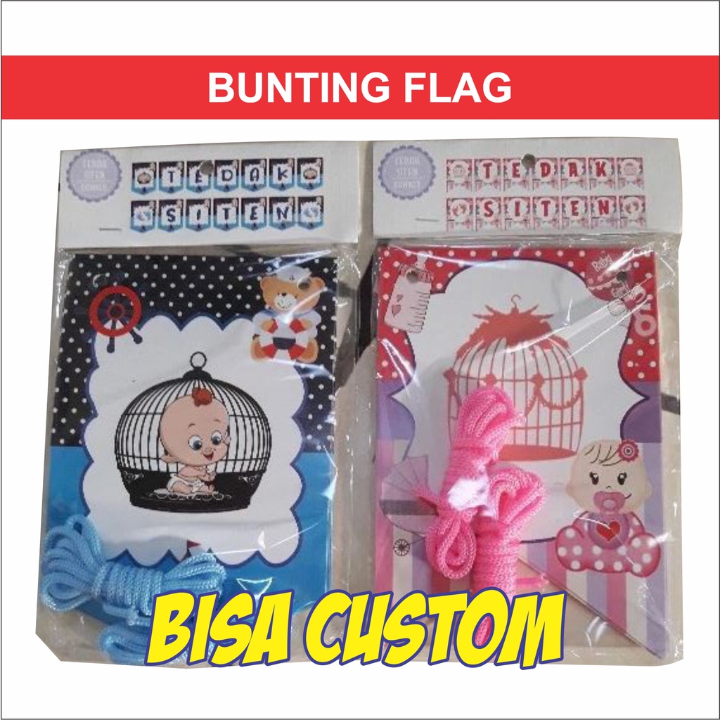 BUNTING FLAG BANNER FLAG TEDAK SITEN