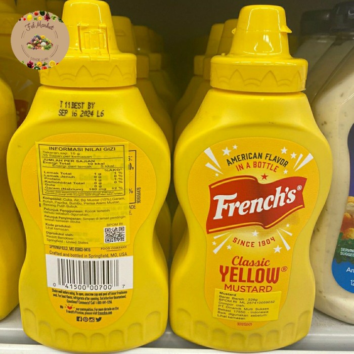 

Frenchs Yellow Mustard Classic 396 grm
