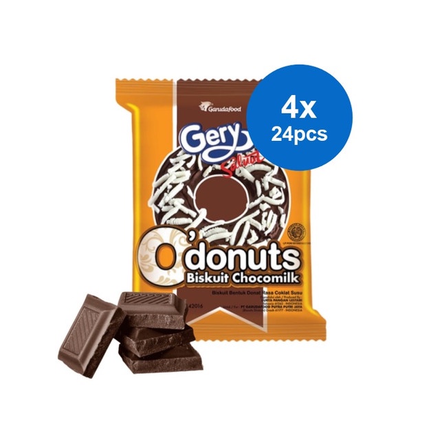 

Gery Saluut Donat RENTENG 8gr x 24 (4 pack)