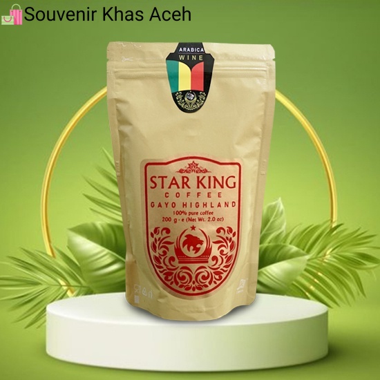 

Star King Coffee Arabica Wine Kopi Aceh 200gr
