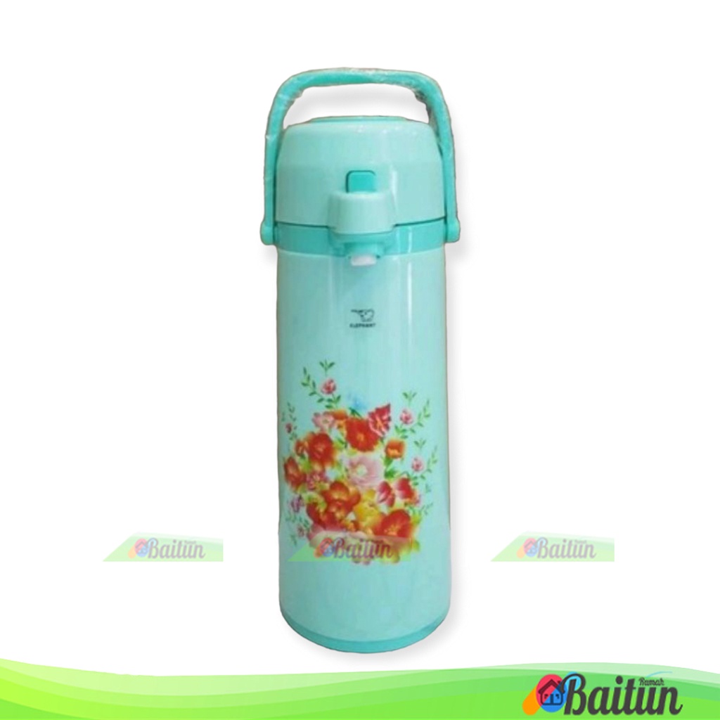 Baitun Termos Tempat Air Panas Elephant [2.5 Liter] / Vacuum Flask AP 2500 / Teremos Thermos Teko Ai