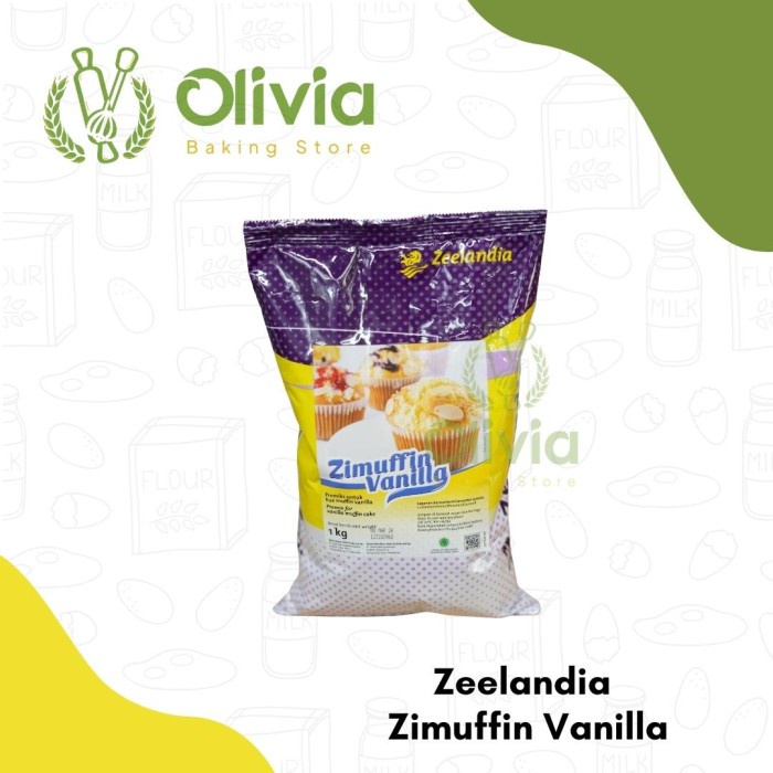 

Termurah [ Best Seller ] Zeelandia Zimuffin/TEPUNG MUFFIN 1Kg Chocolate/Vanilla - Vanila