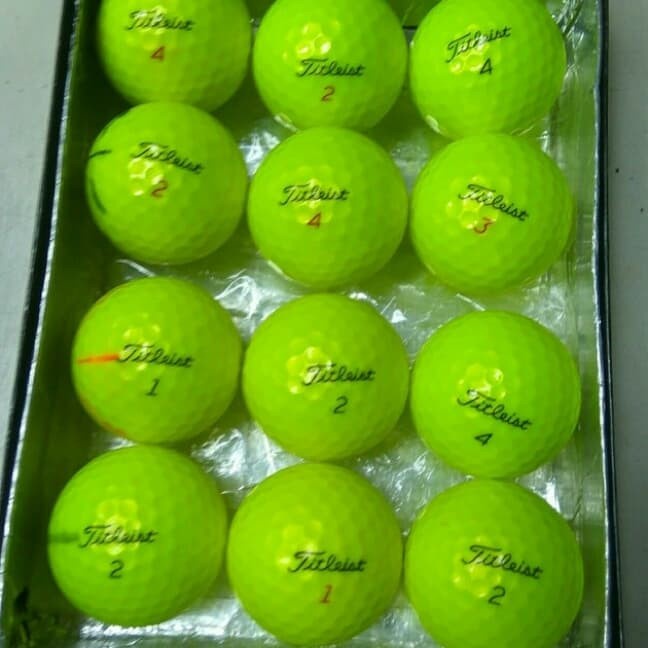 [Ori] Bola Golf Titleist PRO V1 Yellow Grade A