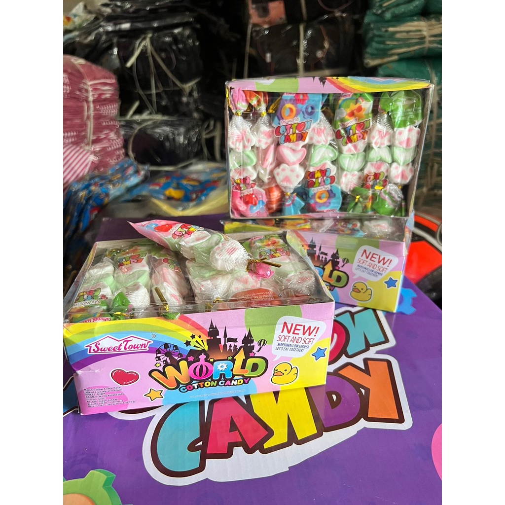 

marsmellow World Cotton Candy 1 Box Isi 30