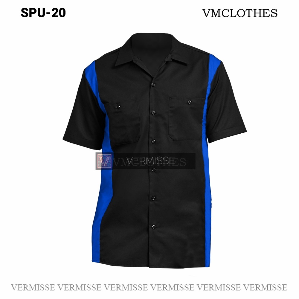Baju Pria Seragam Pria Kemeja Casual Seragam Kerja Seragam Kantor Pria Sporhem Lapangan Mekanik Beng