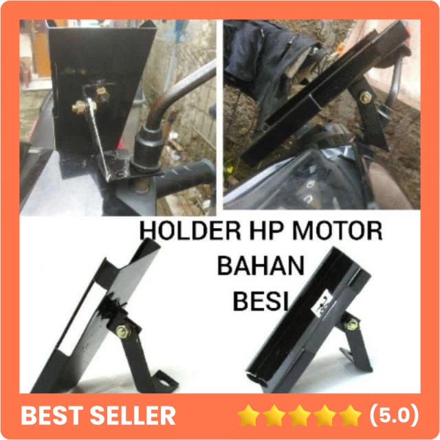 Holder hp Motor bahan plat besi metal