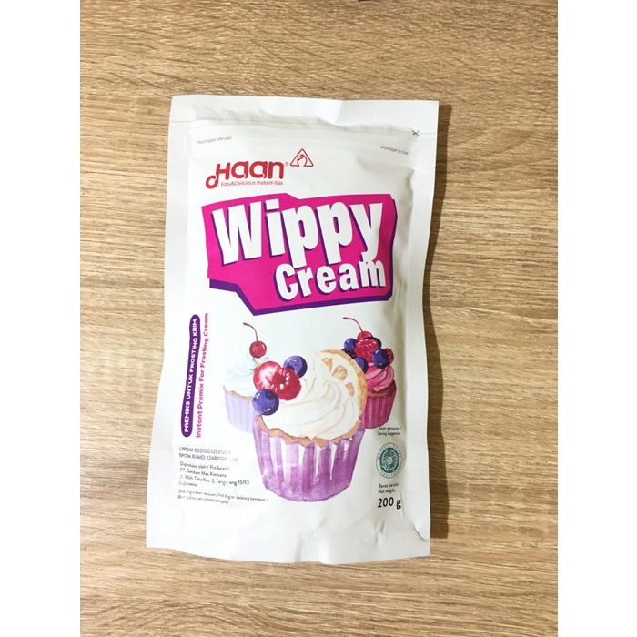 

Promo Bisa COD Haan Wippy Cream Pouch 200gr
