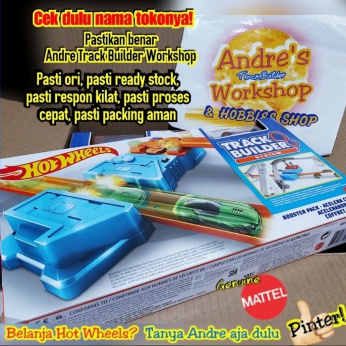 Hotwheels track Booster  Hot Wheels track pelontar elektrik - Polos No Box