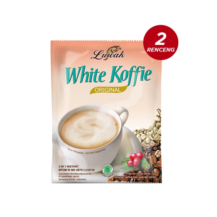 

✨PROMO✨ -Kopi Luwak White Koffie 10x20gr (Renceng) - 2 Pcs