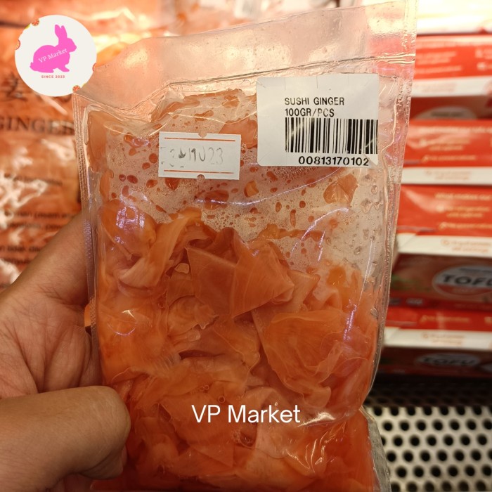 

Sushi Ginger 100g | Acar Jahe Sushi | Pack