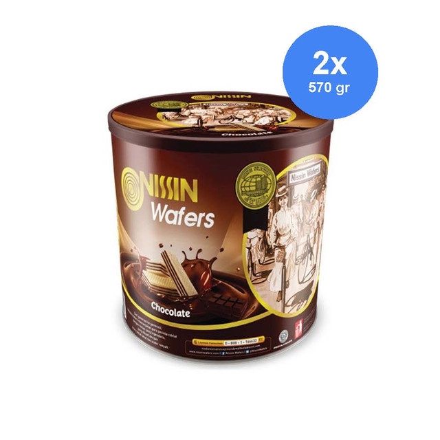 

Nissin Wafers Chocolate 570 gr x 2