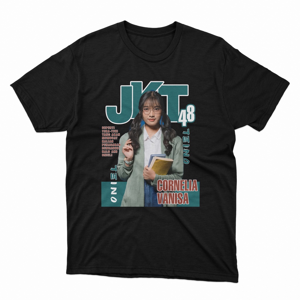 SUNOPY | PROMO KAOS ONIEL V2 MAJALAH JKT48 | PRIA WANITA | TSHIRT