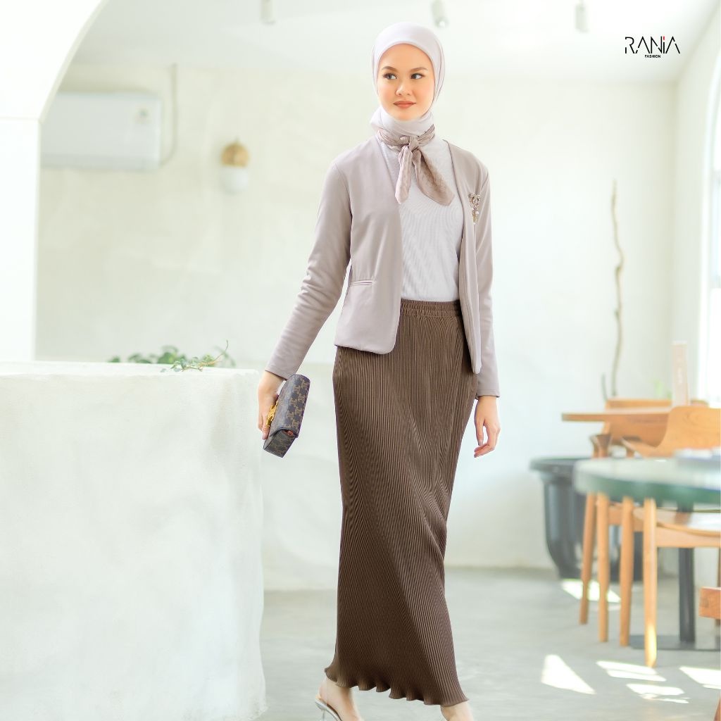 Rok Plisket Premium Polos CYRA By Rania Fashion
