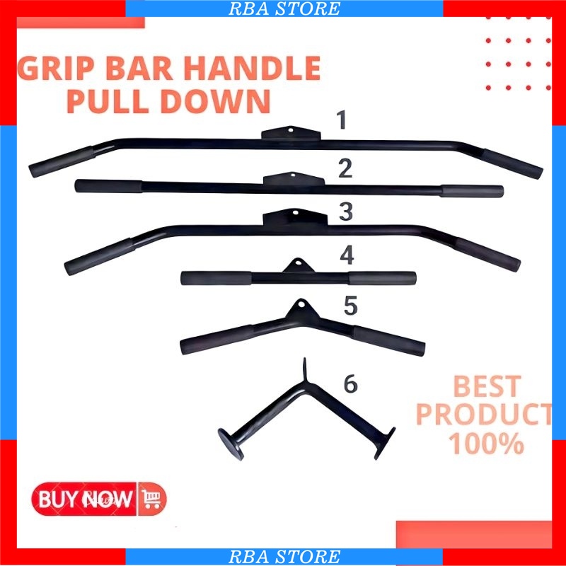 Alat Olahraga Fitness Dirumah gym Pull Down Pull Up Resistance band Handle pulldown Push up Bar kare