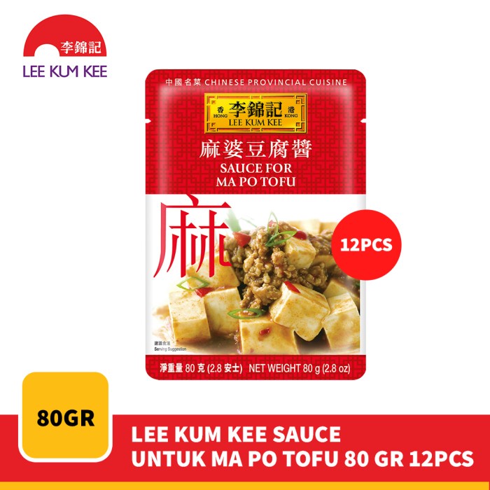 

LEE KUM KEE Sauce Untuk Ma Po Tofu 80 gr (12pcs)
