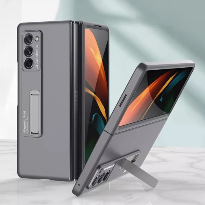 Case Samsung Galaxy Z Fold 2 Matte Magnetic Stand Case GKK Original