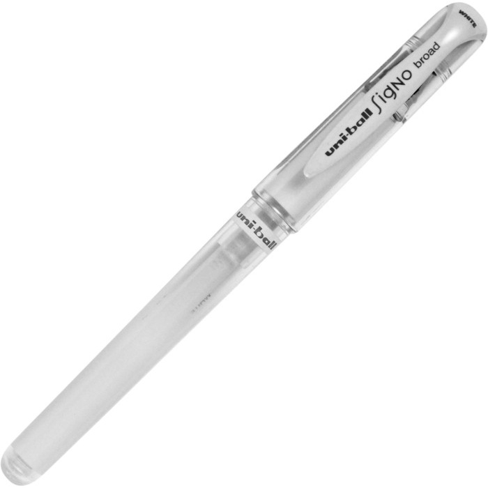 

[New]/Promo ATK0543SG 1.0 WHITE Signo Uniball Gel Ink Roller Ball Pulpen Pen UM153