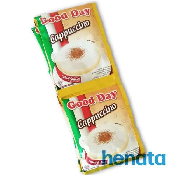 

Good Day Cappuccino Renceng 10x25gr (Goodday Cappucino)