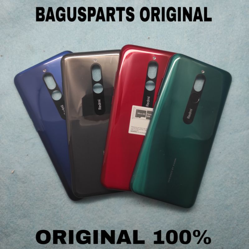 BACKDOOR CASING HOUSING TUTUP BELAKANG XIAOMI REDMI 8 OLIVE ORIGINAL COPOTAN