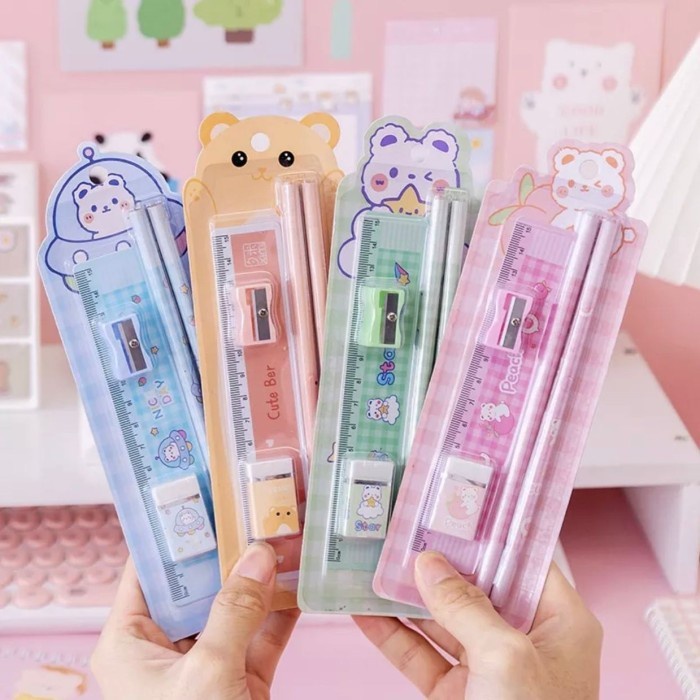 

PAKET ALAT TULIS PENGGARIS PENGHAPUS RAUTAN PENSIL WARNA LENGKAP