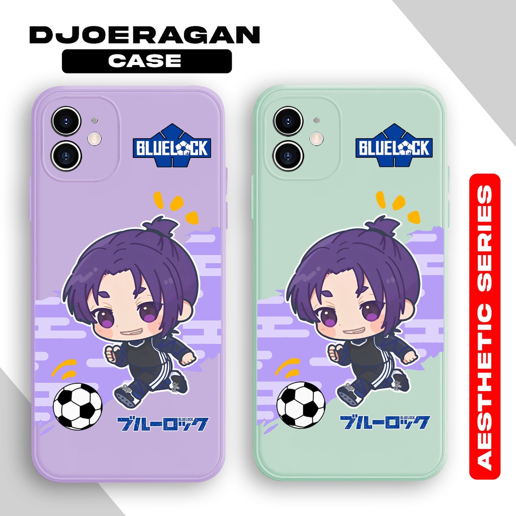 Softcase Iphone 11 12 13 X XS XR XSMAX 11PRO 12PROMAX DJ011 BLUE LOCK REOLARI Kartun Anime Casing HP