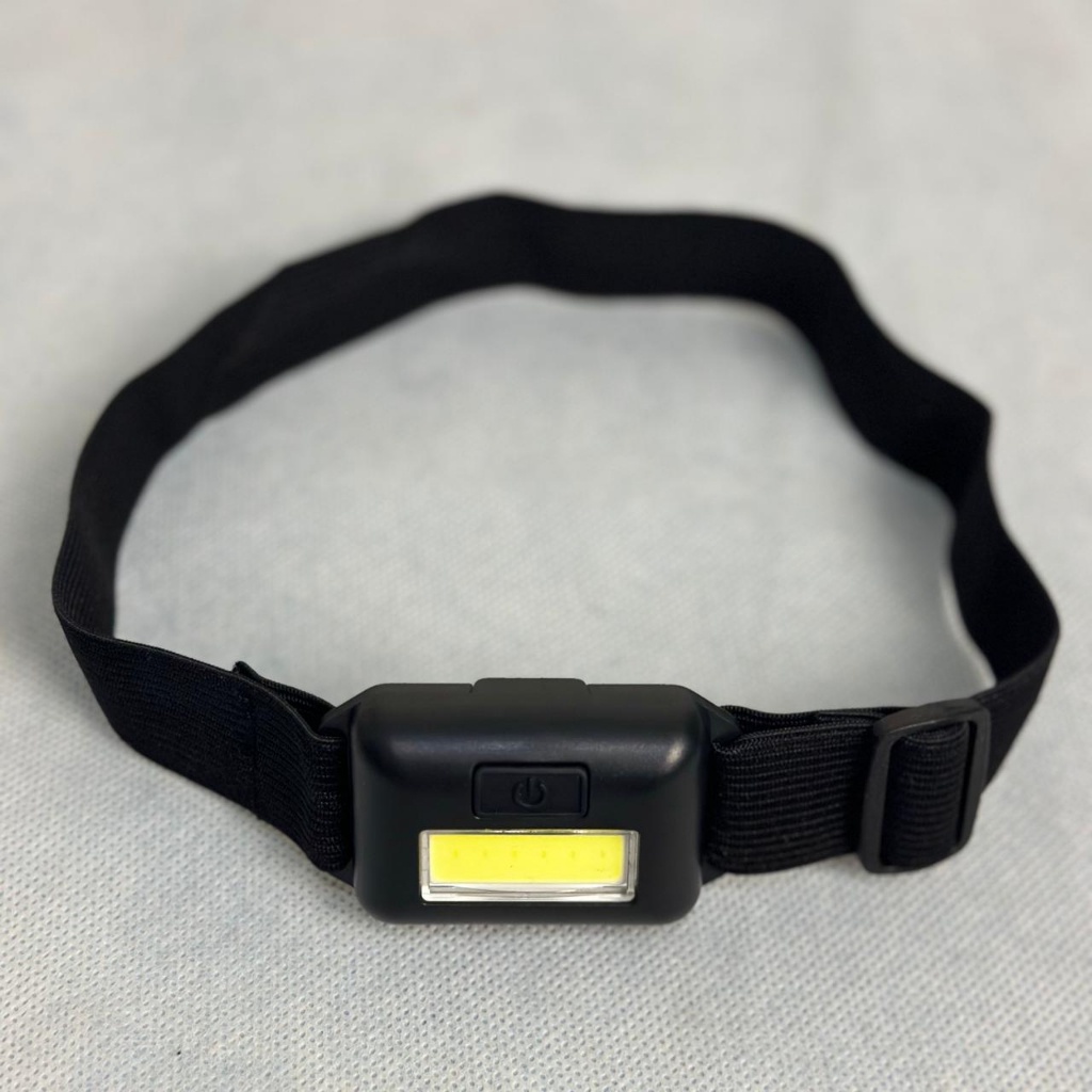 Headlamp Senter Kepala Mini COB Led Headlamp Mini COB Led Baterai AA x 3