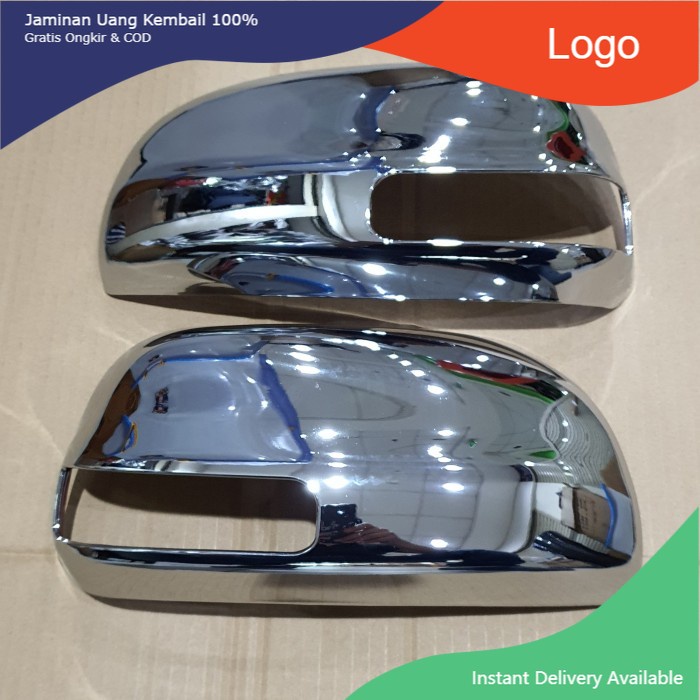 Cover spion chrome polos Rush/ Terios lama. Aksesoris mobil