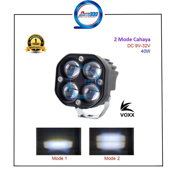 Lampu Tembak Sorot Laser GUN CWL 40W 4 Mata Lensa 4D Laser Cree