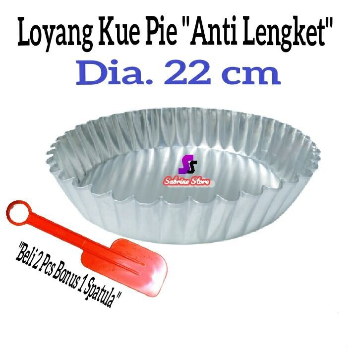[COD]Loyang Kue Pie 22 cm/Loyang Kue Pie Susu/Loyang Pie/Loyang Kulit Pie/Loyang